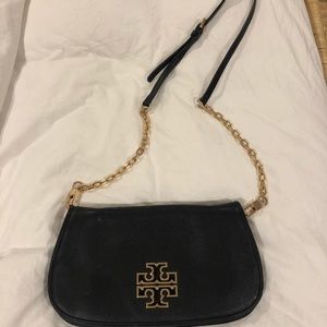 Tory Burch black leather crossbody